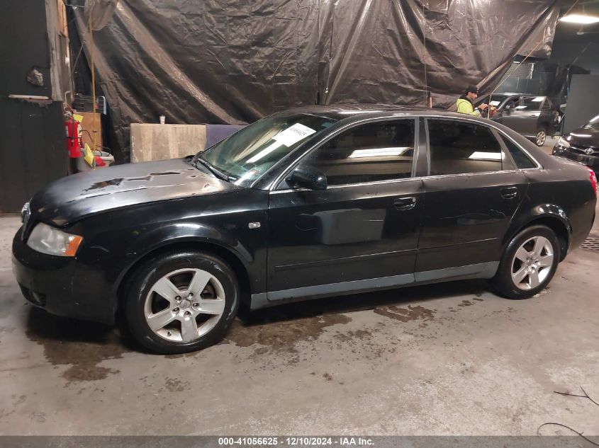 2003 Audi A4 3.0 VIN: WAULT68E53A182250 Lot: 41056625