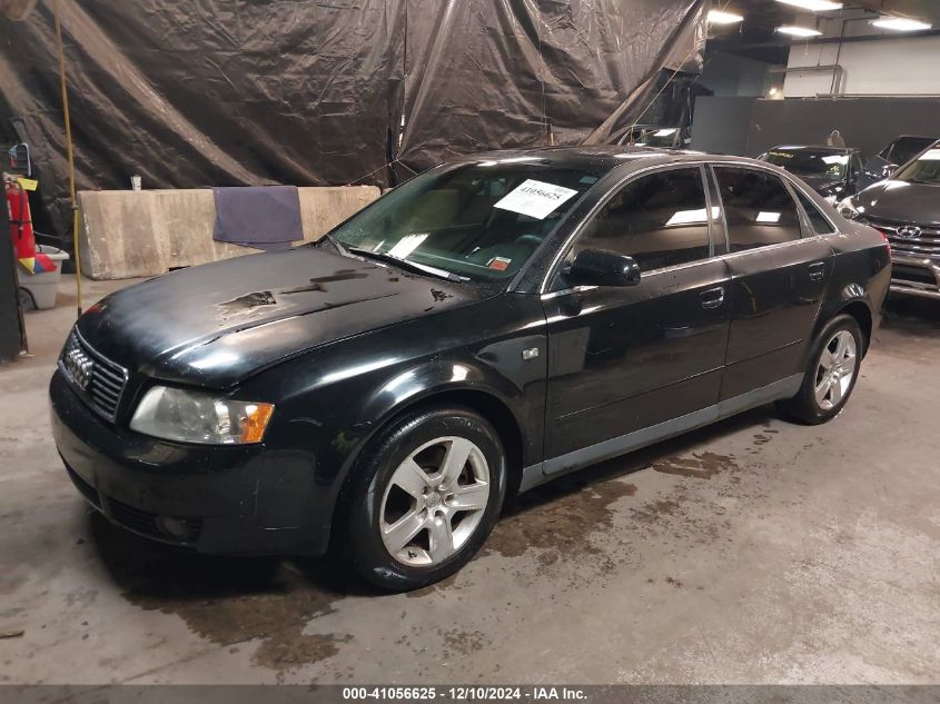 2003 Audi A4 3.0 VIN: WAULT68E53A182250 Lot: 41056625