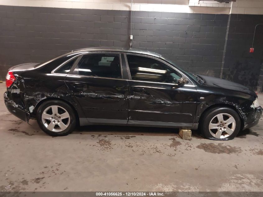 2003 Audi A4 3.0 VIN: WAULT68E53A182250 Lot: 41056625