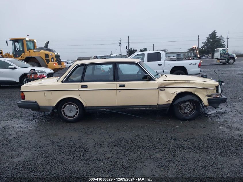 1986 Volvo 244 Dl/Gl VIN: YV1AX8848G1177187 Lot: 41056629