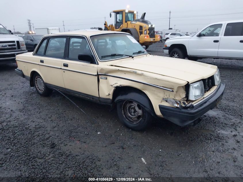 1986 Volvo 244 Dl/Gl VIN: YV1AX8848G1177187 Lot: 41056629