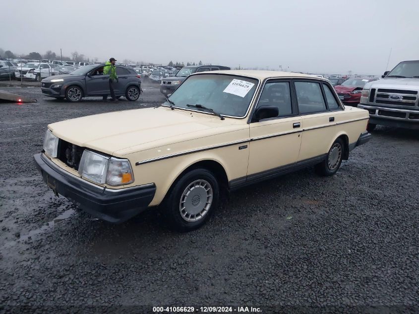 1986 Volvo 244 Dl/Gl VIN: YV1AX8848G1177187 Lot: 41056629