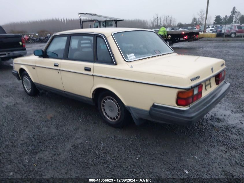 1986 Volvo 244 Dl/Gl VIN: YV1AX8848G1177187 Lot: 41056629