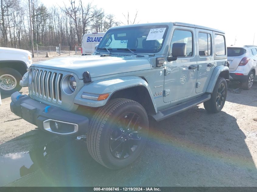 2023 Jeep Wrangler 4Xe Sahara 4X4 VIN: 1C4JJXP67PW564935 Lot: 41056745