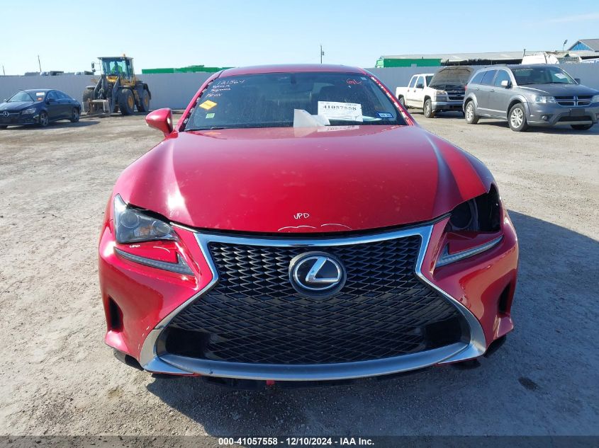 2017 Lexus Rc 200T VIN: JTHHA5BC6H5006810 Lot: 41057558