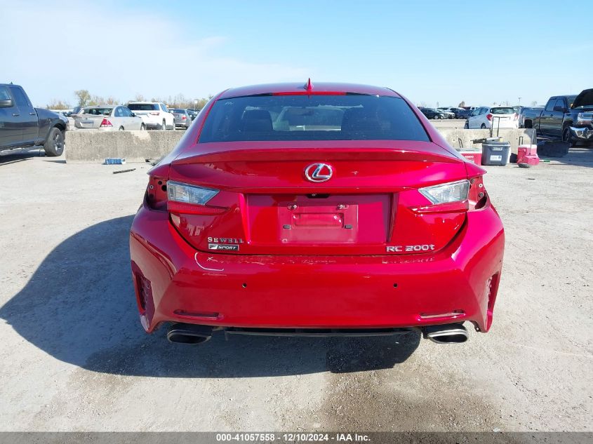 2017 Lexus Rc 200T VIN: JTHHA5BC6H5006810 Lot: 41057558