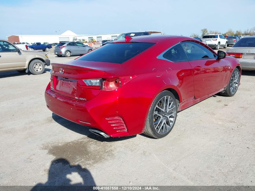 2017 Lexus Rc 200T VIN: JTHHA5BC6H5006810 Lot: 41057558