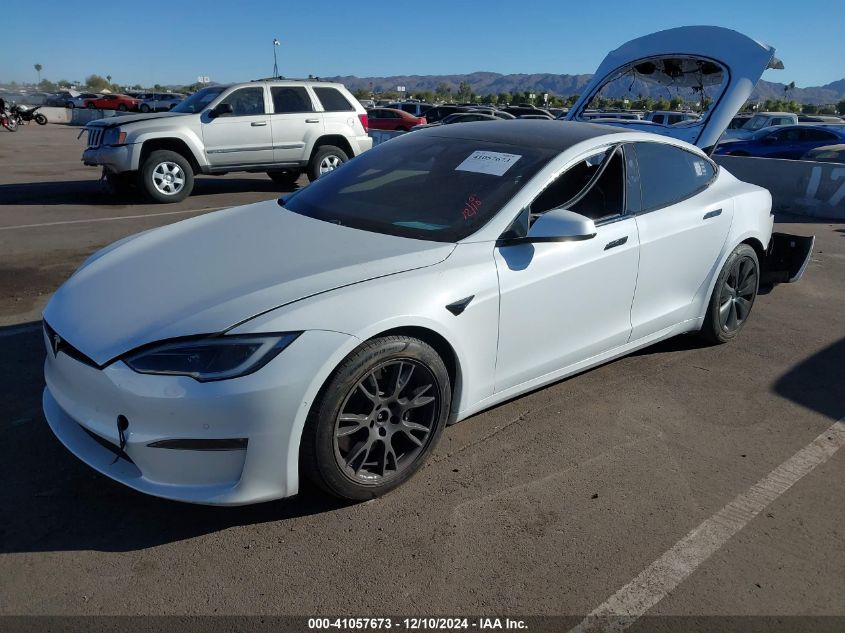 2022 Tesla Model S Plaid Tri Motor All-Wheel Drive VIN: 5YJSA1E64NF479959 Lot: 41057673