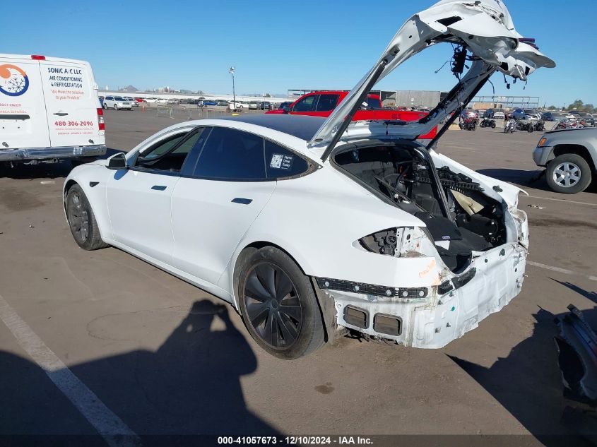 2022 Tesla Model S Plaid Tri Motor All-Wheel Drive VIN: 5YJSA1E64NF479959 Lot: 41057673