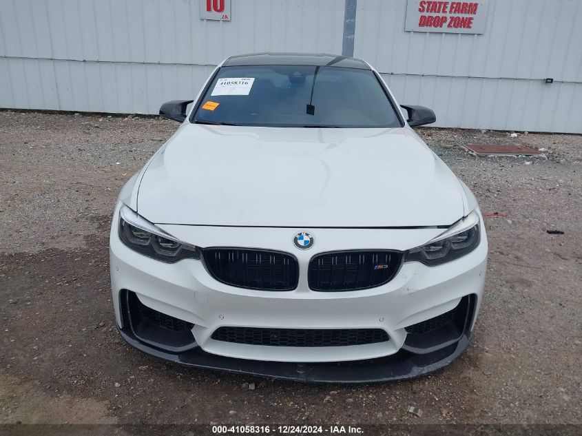 2018 BMW M3 Cs VIN: WBS8M9C58J5J78903 Lot: 41058316