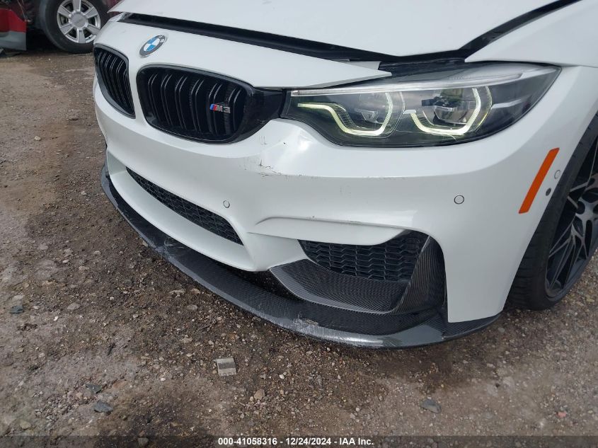 2018 BMW M3 Cs VIN: WBS8M9C58J5J78903 Lot: 41058316