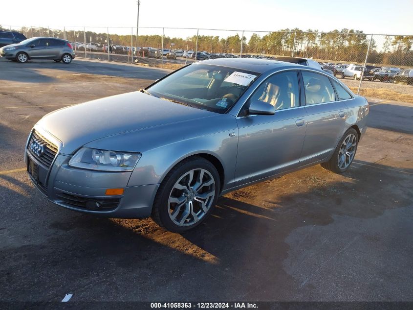 2007 Audi A6 3.2 VIN: WAUDH74FX7N089958 Lot: 41058363