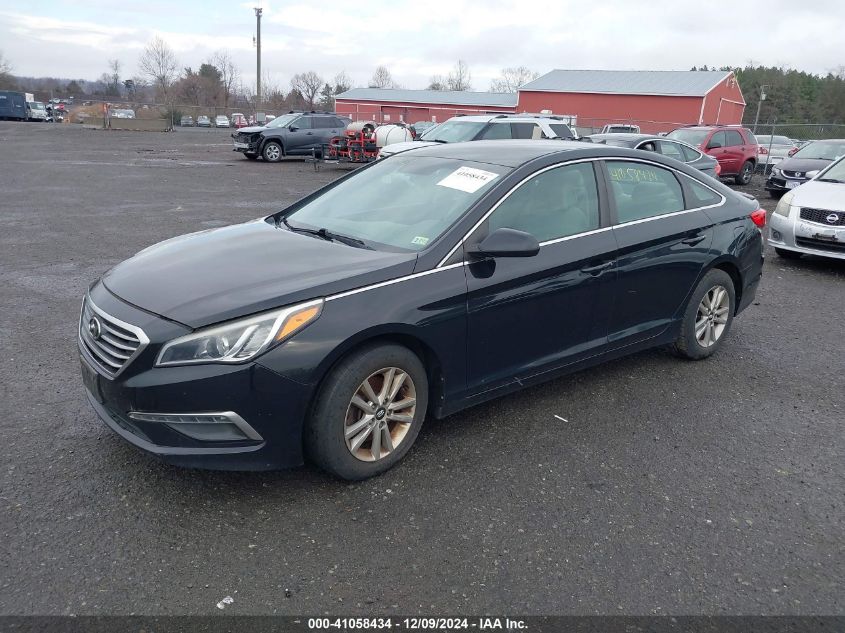 2015 Hyundai Sonata Se VIN: 5NPE24AF5FH000467 Lot: 41058434