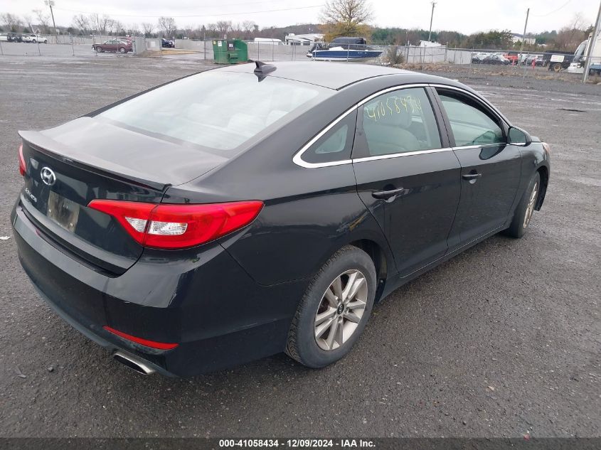 2015 Hyundai Sonata Se VIN: 5NPE24AF5FH000467 Lot: 41058434