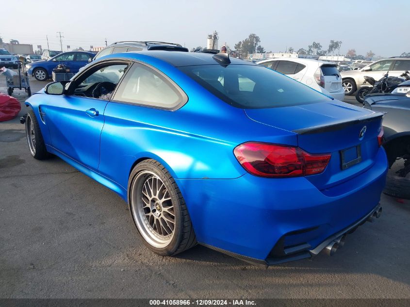 2016 BMW M4 VIN: WBS3R9C58GK338395 Lot: 41058966