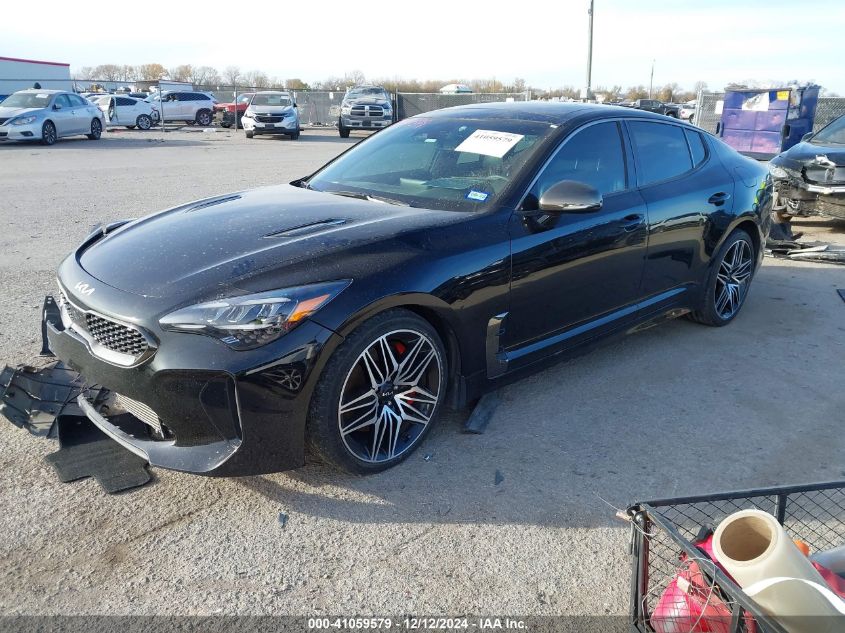 2022 Kia Stinger Gt1 VIN: KNAE45LC2N6110465 Lot: 41059579