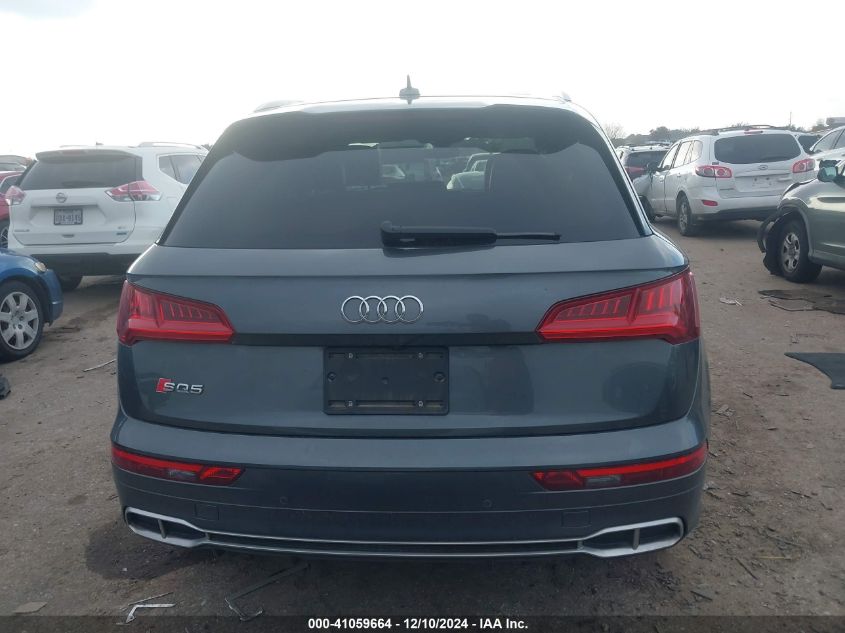 2018 Audi Sq5 3.0T Premium Plus VIN: WA1A4AFY8J2013025 Lot: 41059664