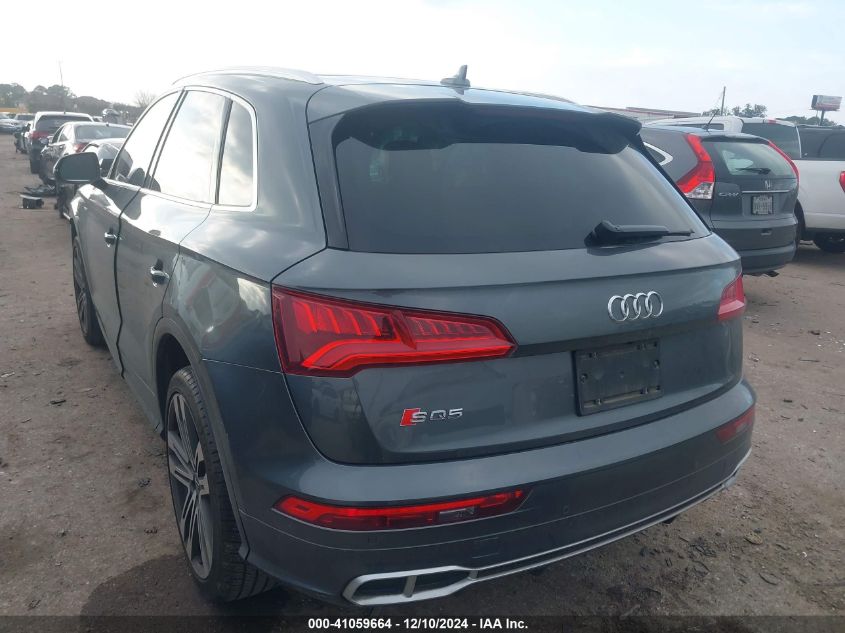 2018 Audi Sq5 3.0T Premium Plus VIN: WA1A4AFY8J2013025 Lot: 41059664