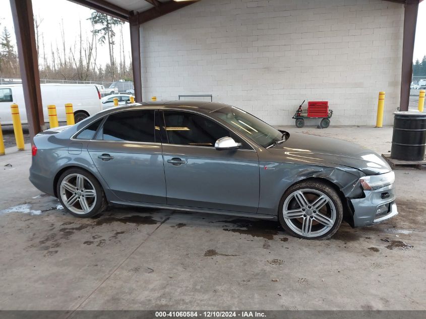 2013 Audi S4 3.0T Premium Plus VIN: WAUDGAFL8DA195301 Lot: 41060584