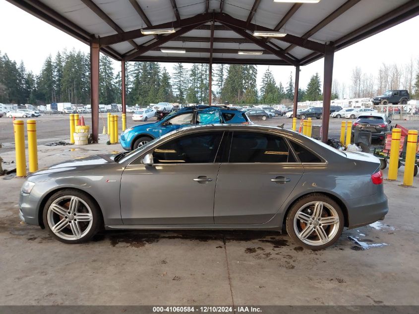 2013 Audi S4 3.0T Premium Plus VIN: WAUDGAFL8DA195301 Lot: 41060584