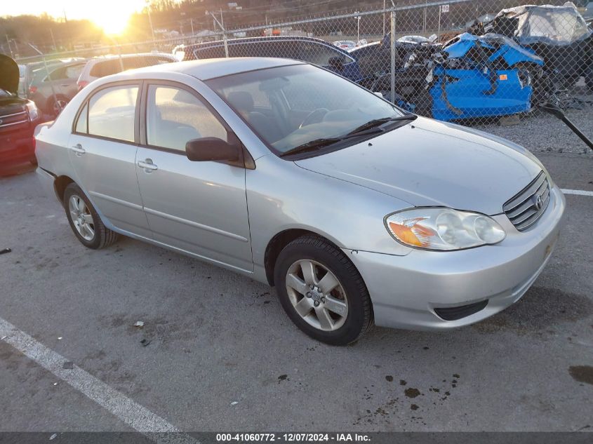 2003 Toyota Corolla Le VIN: 1NXBR38E03Z139764 Lot: 41060772