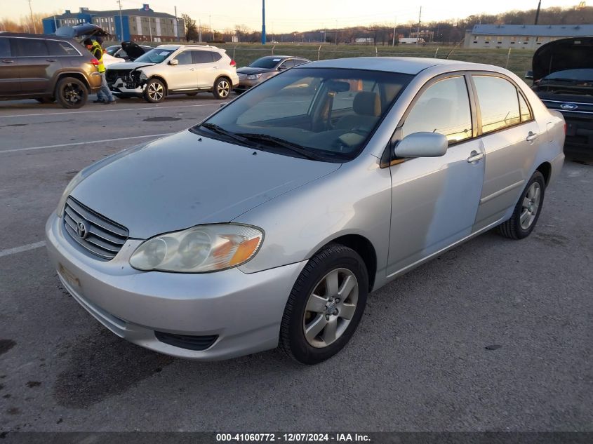 2003 Toyota Corolla Le VIN: 1NXBR38E03Z139764 Lot: 41060772