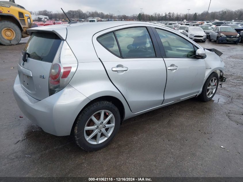 2012 Toyota Prius C Three VIN: JTDKDTB34C1017369 Lot: 41062115