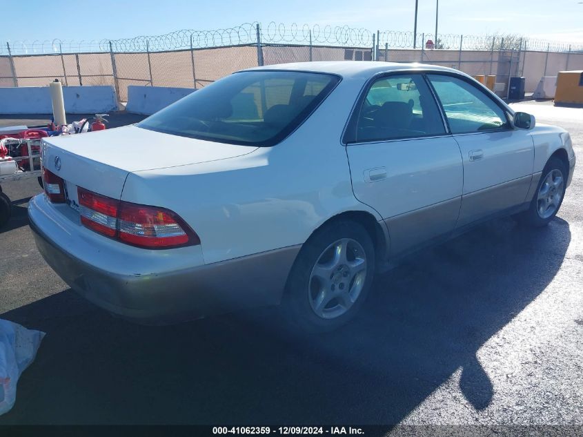 1998 Lexus Es 300 VIN: JT8BF28G3W5025585 Lot: 41062359