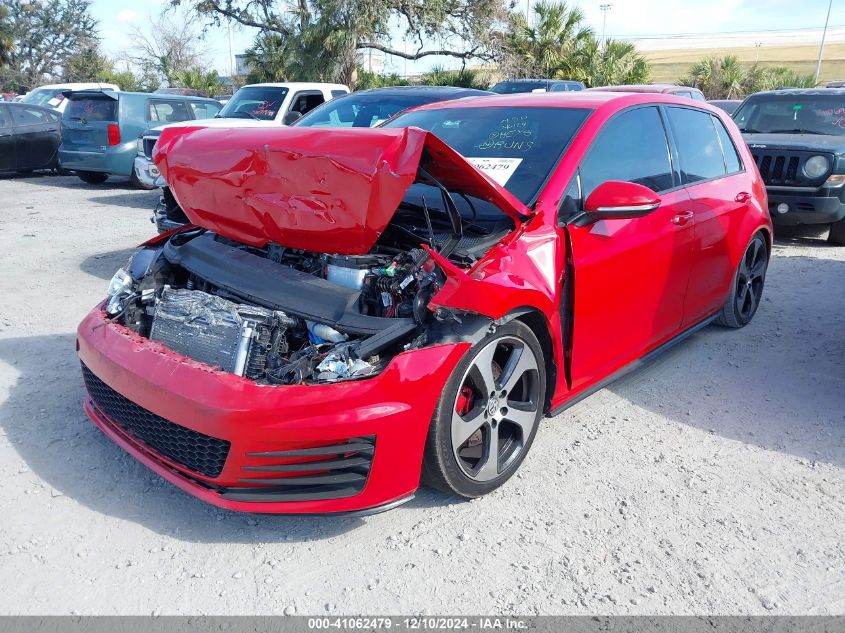 2017 Volkswagen Golf Gti Autobahn 4-Door/S 4-Door/Se 4-Door/Sport 4-Door VIN: 3VW4T7AU9HM066135 Lot: 41062479