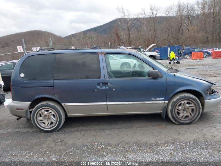 1998 Nissan Quest Gxe/Xe VIN: 4N2DN1112WD801169 Lot: 41063002