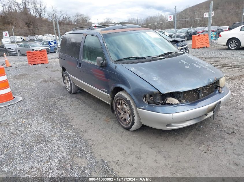 1998 Nissan Quest Gxe/Xe VIN: 4N2DN1112WD801169 Lot: 41063002