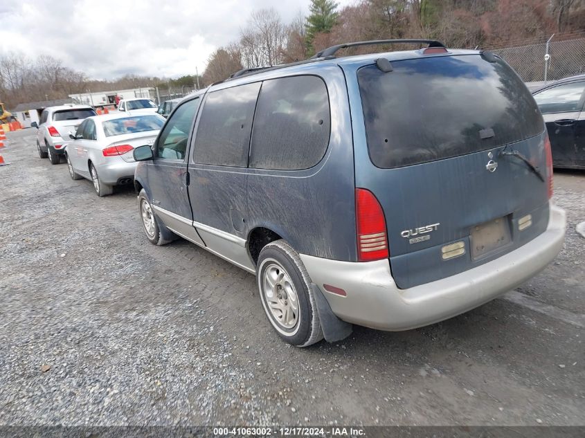 1998 Nissan Quest Gxe/Xe VIN: 4N2DN1112WD801169 Lot: 41063002