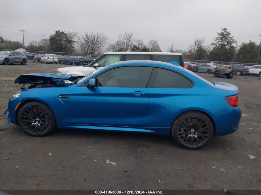 2021 BMW M2 Competition VIN: WBS2U7C02M7H63454 Lot: 41063808