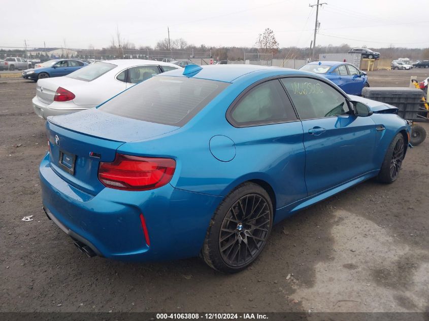 2021 BMW M2 Competition VIN: WBS2U7C02M7H63454 Lot: 41063808