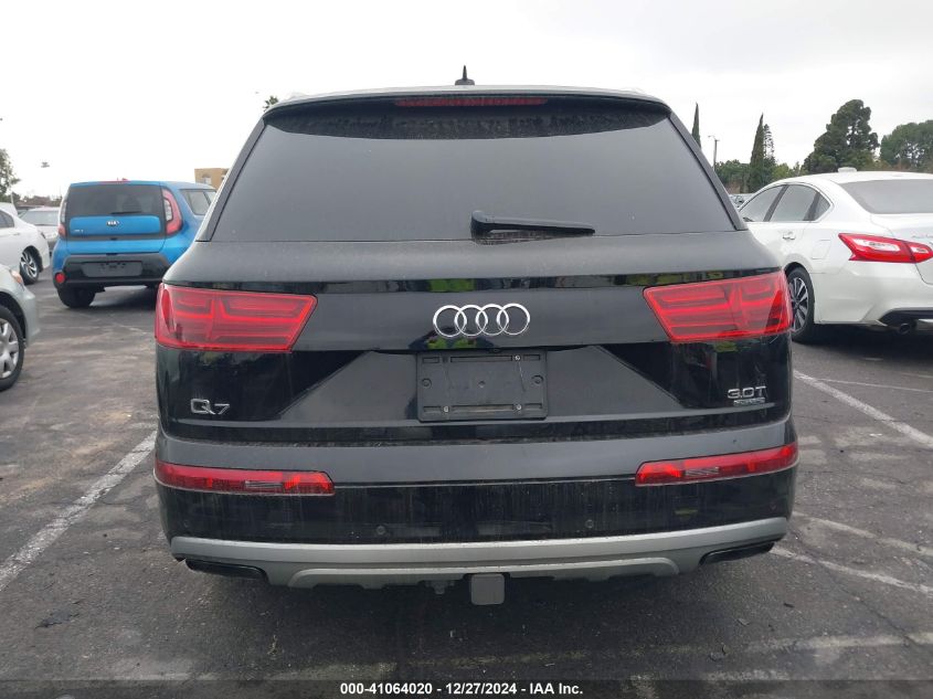 2017 Audi Q7 3.0T Premium VIN: WA1LAAF72HD021869 Lot: 41064020