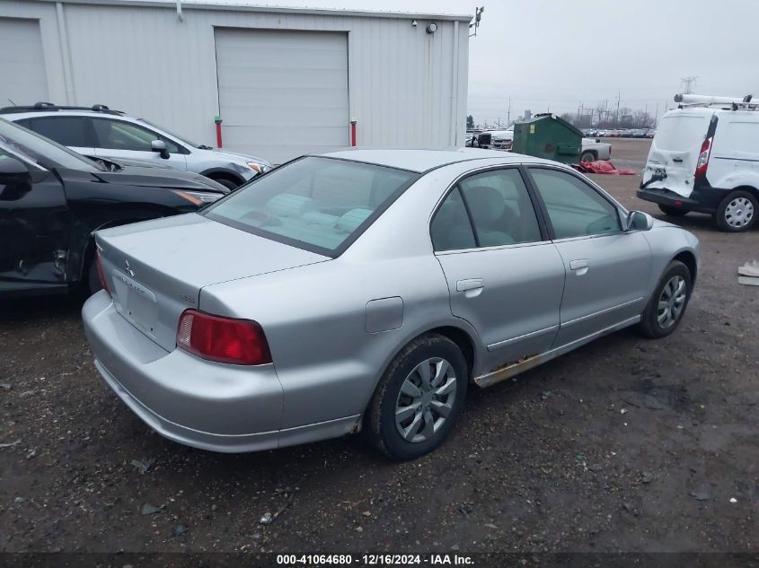 2002 Mitsubishi Galant Es/Ls VIN: 4A3AA46G02E119988 Lot: 41064680