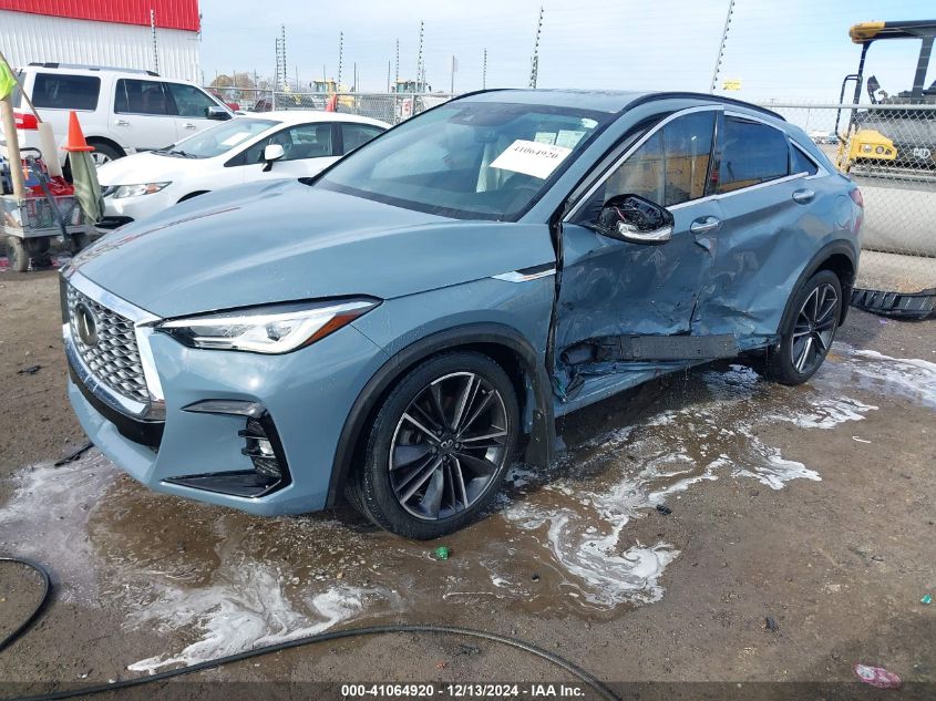 2022 Infiniti Qx55 Luxe Awd VIN: 3PCAJ5J39NF100503 Lot: 41064920