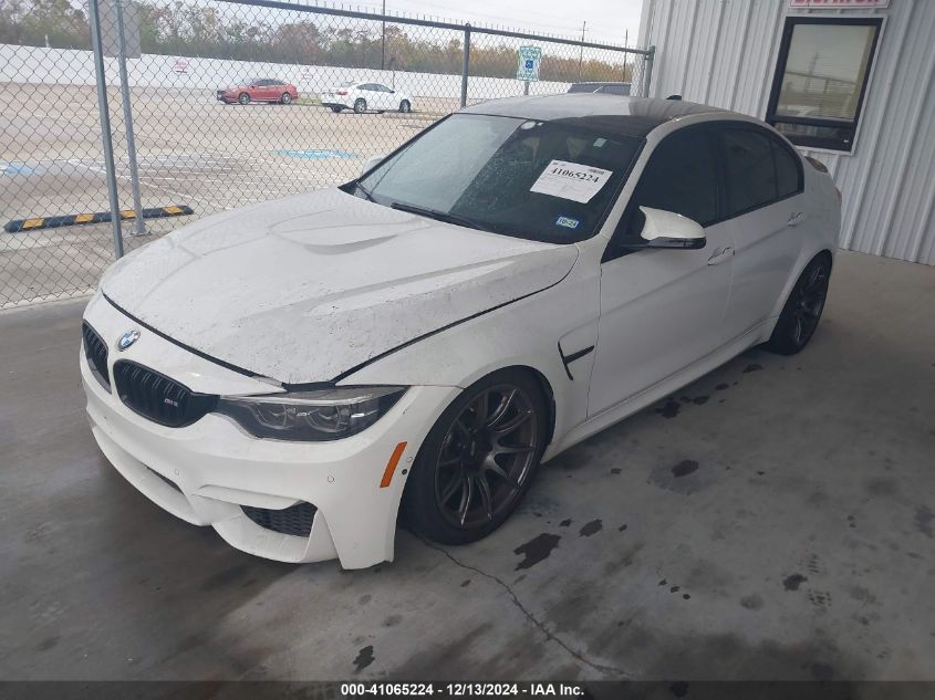 2018 BMW M3 Cs VIN: WBS8M9C56J5J80164 Lot: 41065224