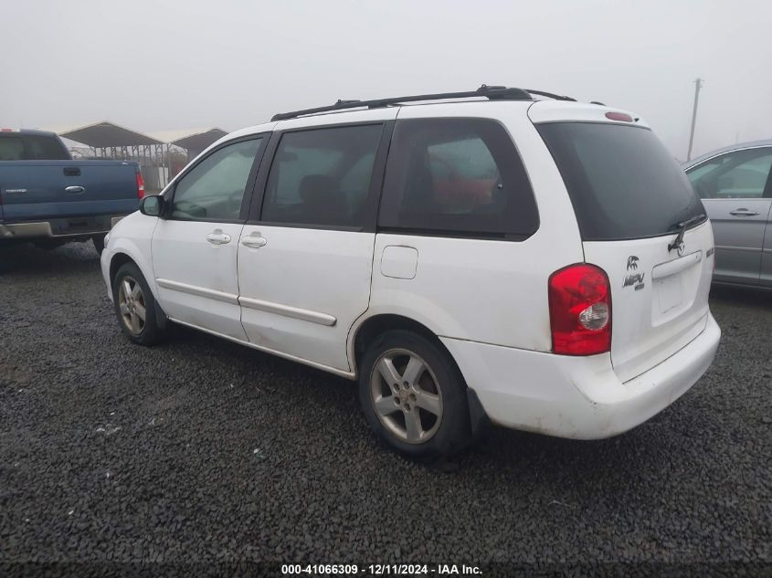 2002 Mazda Mpv Es/Lx VIN: JM3LW28JX20312311 Lot: 41066309