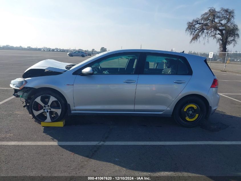 2017 Volkswagen Golf Gti Autobahn 4-Door/S 4-Door/Se 4-Door/Sport 4-Door VIN: 3VW4T7AU2HM072679 Lot: 41067620