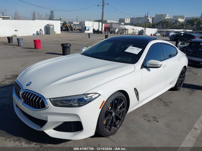 2020 BMW 840I Gran Coupe VIN: WBAGV2C08LCD56142 Lot: 41067759