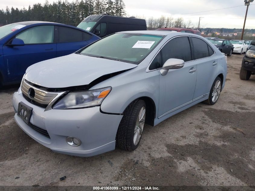 2010 Lexus Hs 250H Premium VIN: JTHBB1BA4A2026491 Lot: 41068099