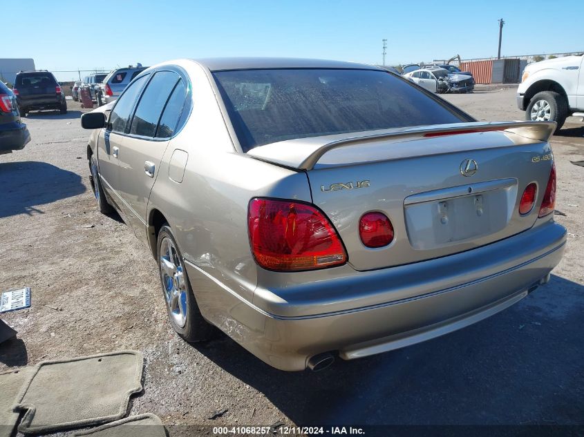 2001 Lexus Gs VIN: JT8BL69S710004103 Lot: 41068257