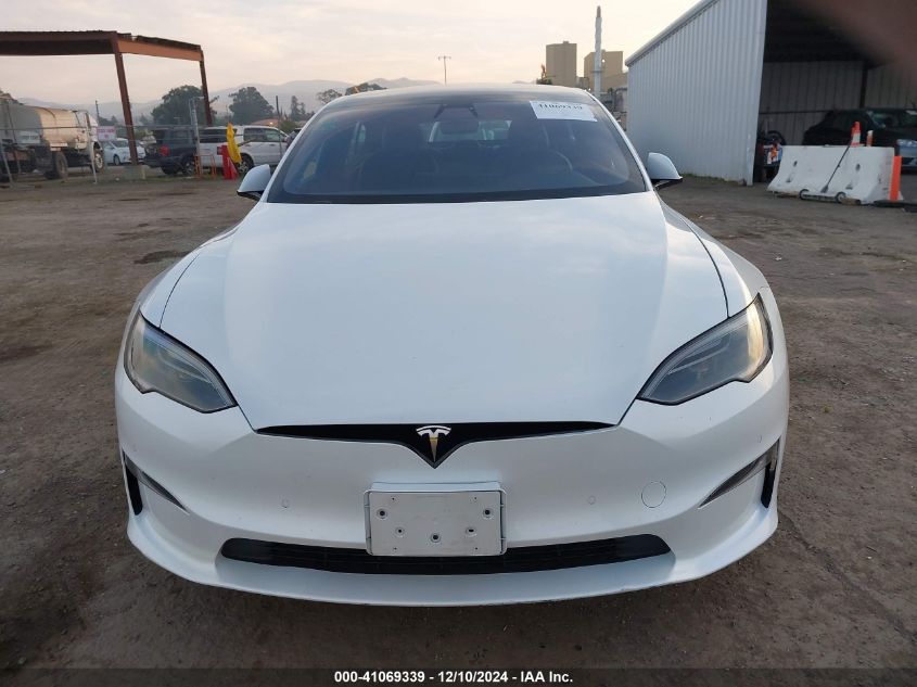 2022 Tesla Model S Dual Motor All-Wheel Drive VIN: 5YJSA1E57NF483768 Lot: 41069339