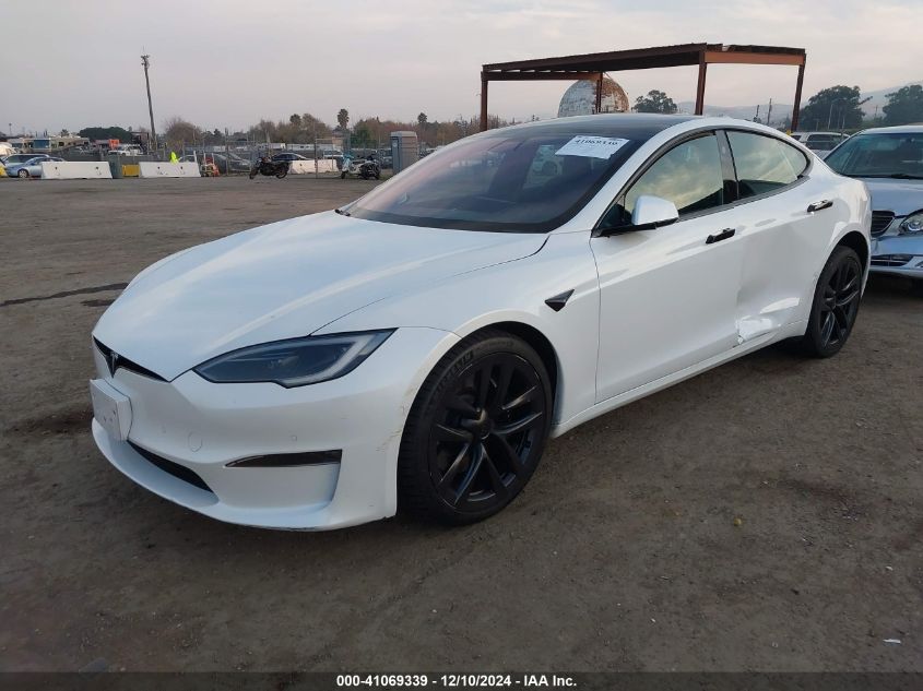 2022 Tesla Model S Dual Motor All-Wheel Drive VIN: 5YJSA1E57NF483768 Lot: 41069339