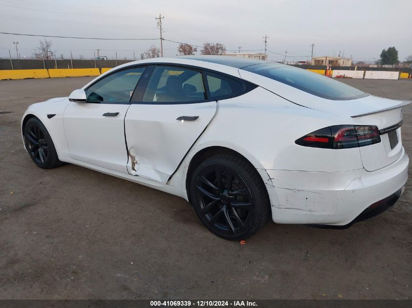 2022 Tesla Model S Dual Motor All-Wheel Drive VIN: 5YJSA1E57NF483768 Lot: 41069339