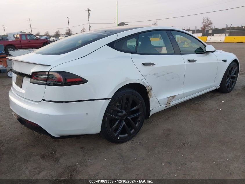 2022 Tesla Model S Dual Motor All-Wheel Drive VIN: 5YJSA1E57NF483768 Lot: 41069339