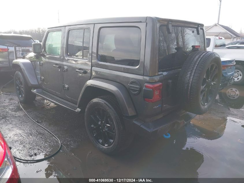 2022 Jeep Wrangler 4Xe Unlimited Sahara 4X4 VIN: 1C4JJXP67NW115493 Lot: 41069530