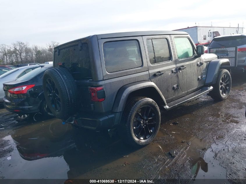 2022 Jeep Wrangler 4Xe Unlimited Sahara 4X4 VIN: 1C4JJXP67NW115493 Lot: 41069530