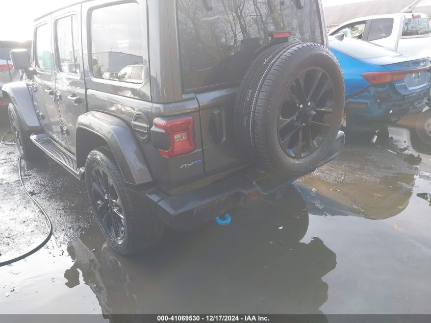 2022 Jeep Wrangler 4Xe Unlimited Sahara 4X4 VIN: 1C4JJXP67NW115493 Lot: 41069530